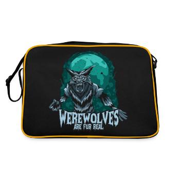 Halloween Citrouille Horreur - Sac Retro - noir/or - Dos