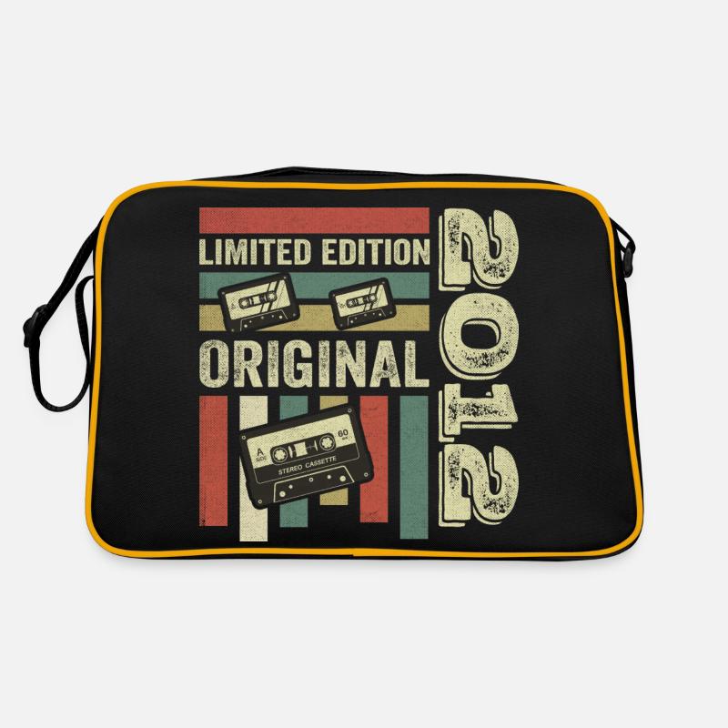 Millésime 2012 - Citation d’anniversaire rétro 2012 Sac Retro