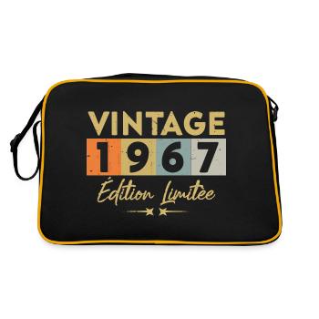 Vintage 1967 Édition Limitée - Sac Retro - noir/or - Dos