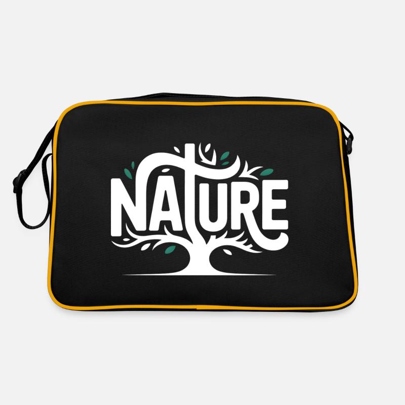 Natur - Coo Tree Logo Retro Tasche