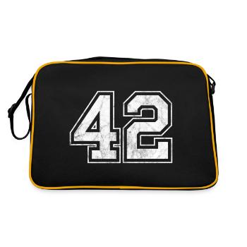 Numéro 42 - Sac Retro - noir/or - Dos