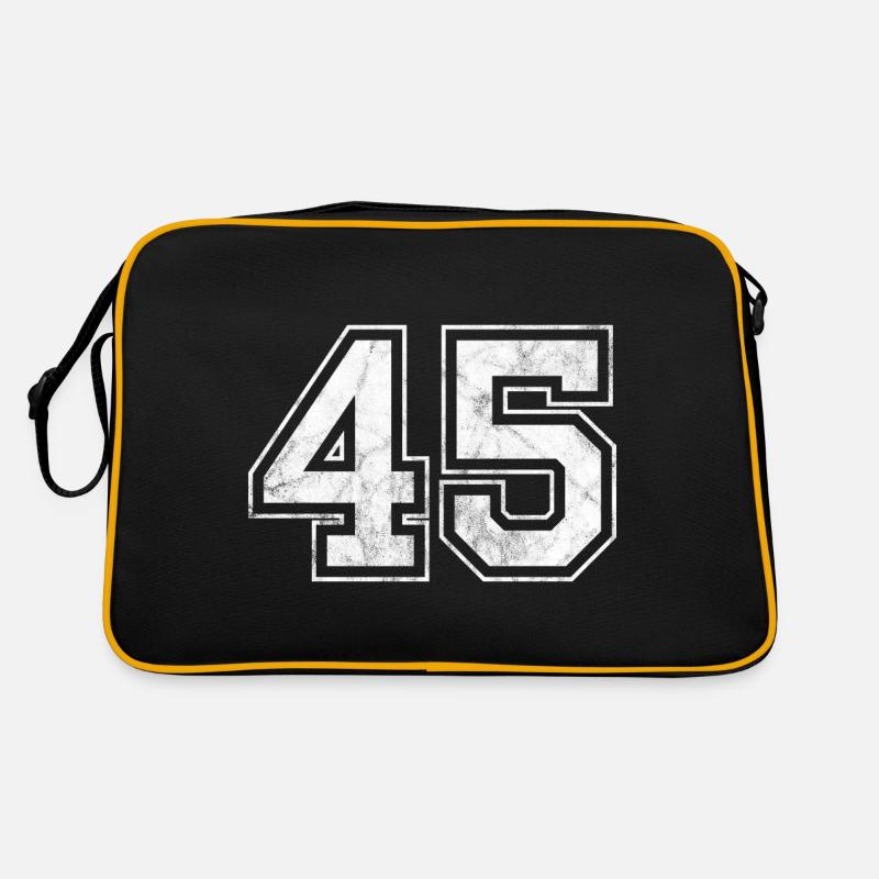 Numéro 45 - Sac Retro - noir/or