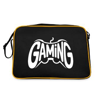Jeux - Logo de manette cool - Sac Retro - noir/or - Dos