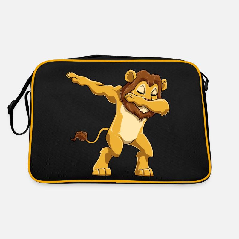 Dabbing Löwe Dab Tanzen Tanz Retro Tasche