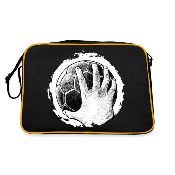 Handball Player Handball Ball Outfit Handball Player - Retro Bag - black/gold - Back