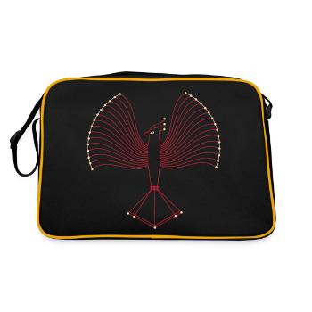 Phénix - Sac Retro - noir/or - Dos