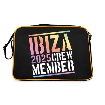Ibiza 2025 Crew Coloré - Sac Retro - noir/or - Dos