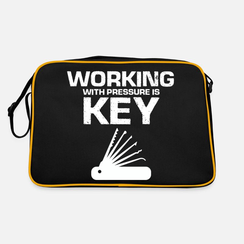 Cambrioleur Serrurier Technicien de Verrouillage Conception Sac Retro