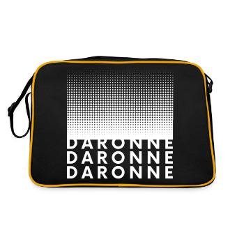 DARONNE - Sac Retro - noir/or - Dos