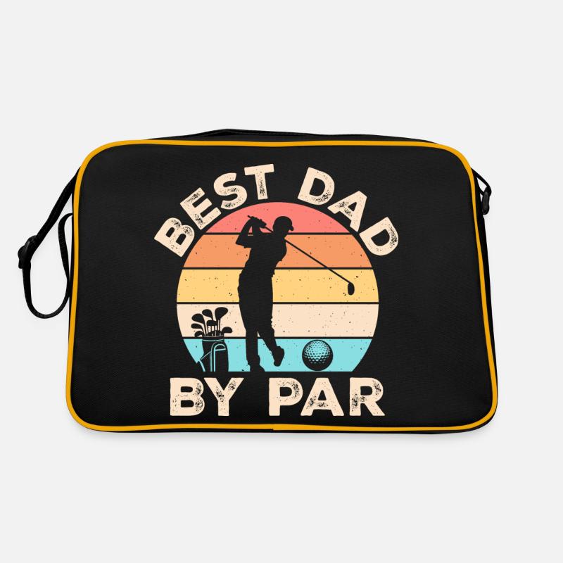Best Dad By Par Golfing Golf Lover Father's Day Sac Retro