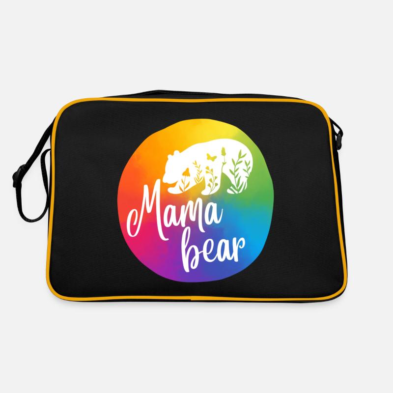 Mamabär, Regenbogen II Retro Tasche