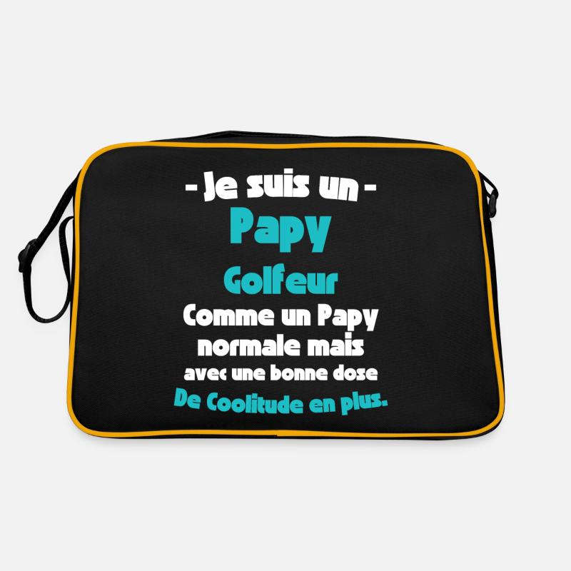 Papy Golfeur, Maître du Fairway Sac Retro
