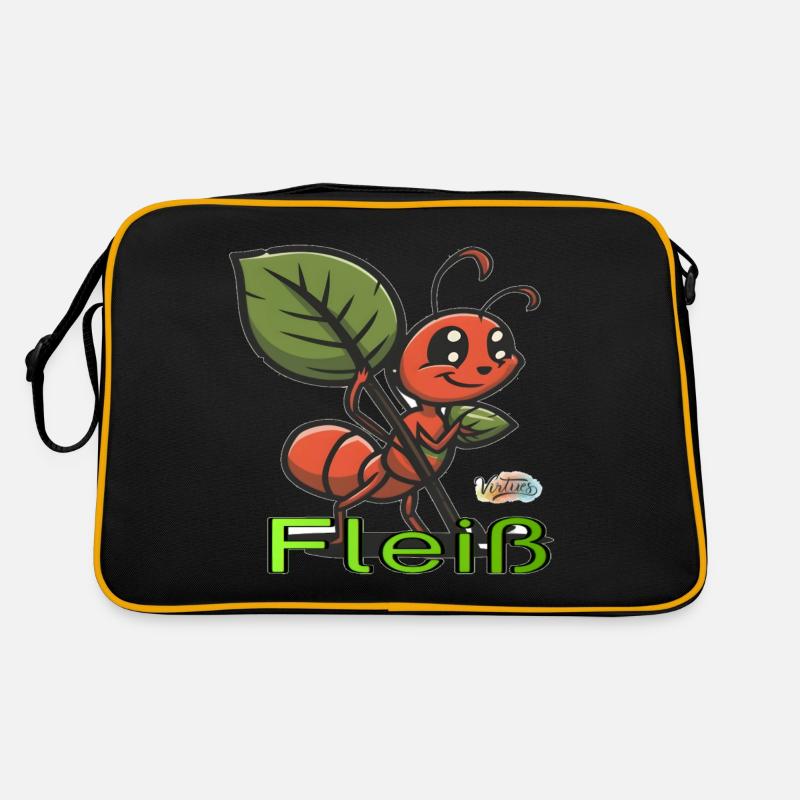 Werte mit Tieren: FLeiß Retro Tasche