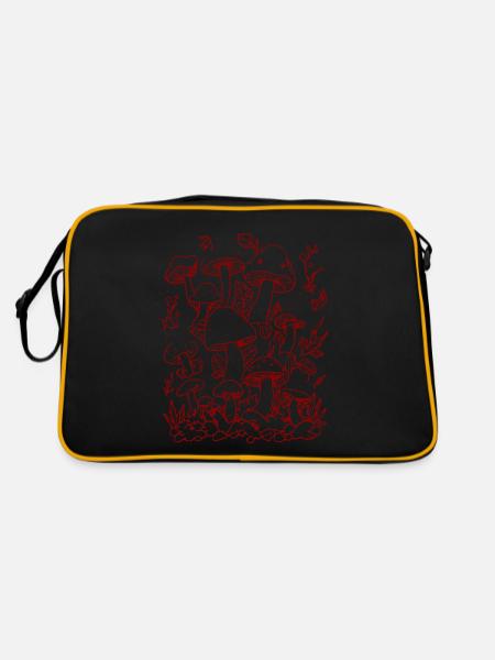 Mycètes - Sac Retro - noir/or - Dos