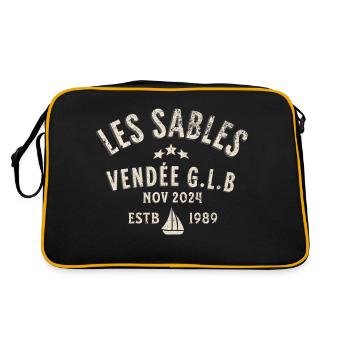 Les Sables Vendée GLB 2024 - Retro Bag - black/gold - Back