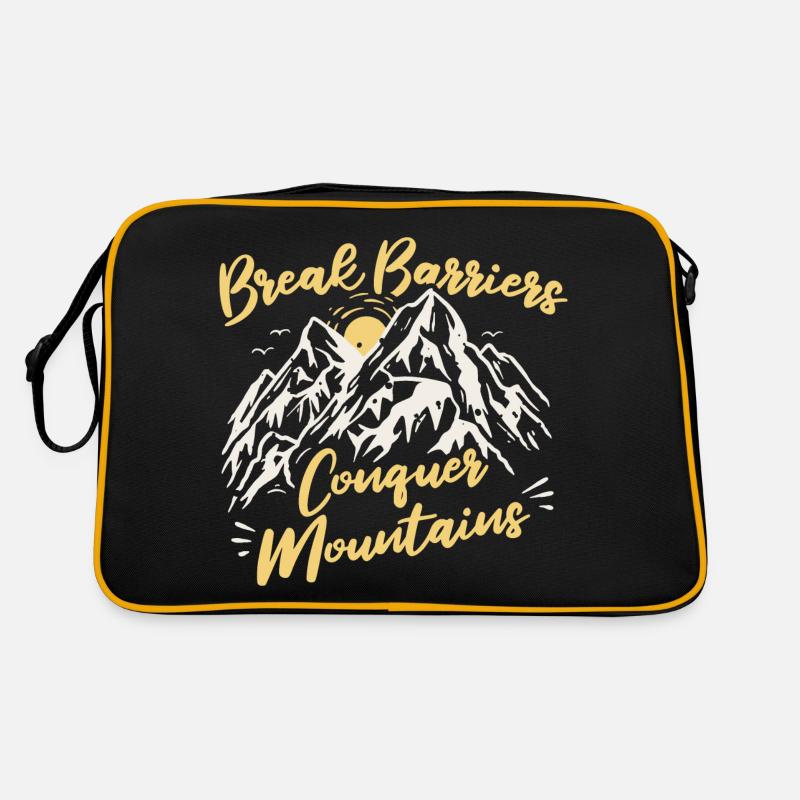 Eisklettern Bergsteigen Klettern Bergsteiger Retro Tasche