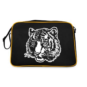 Tigre - Sac Retro - noir/or - Dos