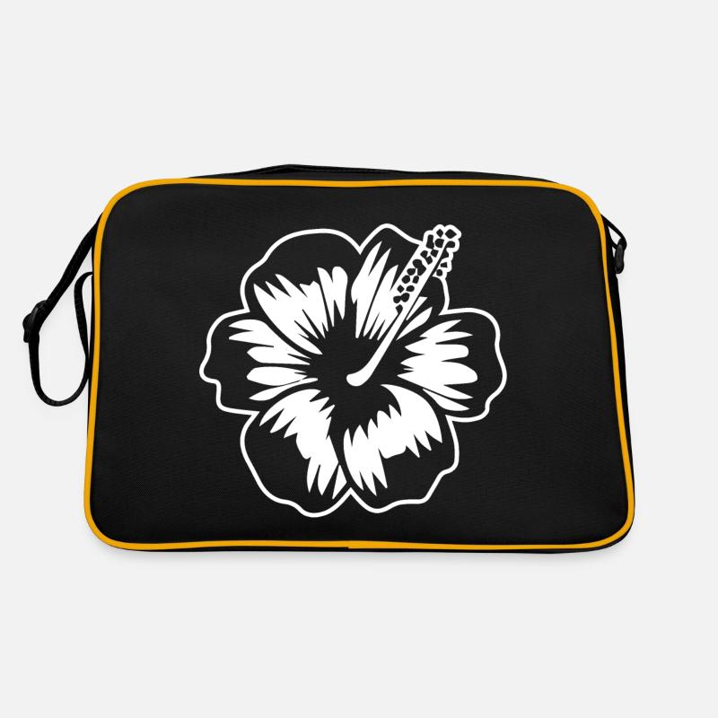 Hibiscus - Sac Retro - noir/or