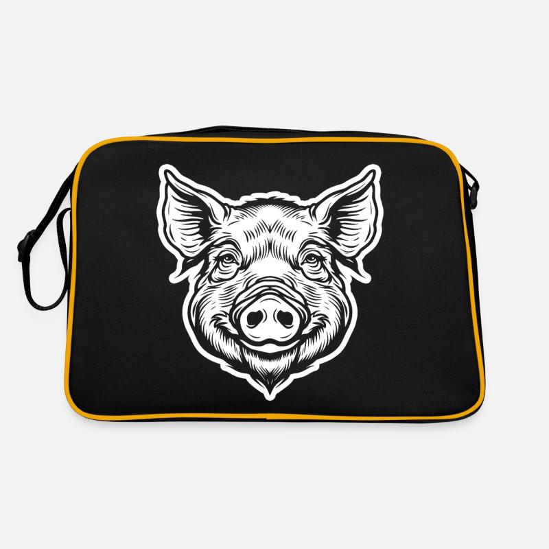 Pig Piggy Retro Bag
