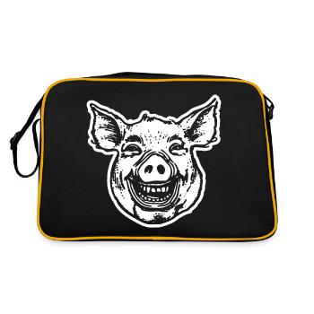 Pig Piggy - Retro Bag - black/gold - Back