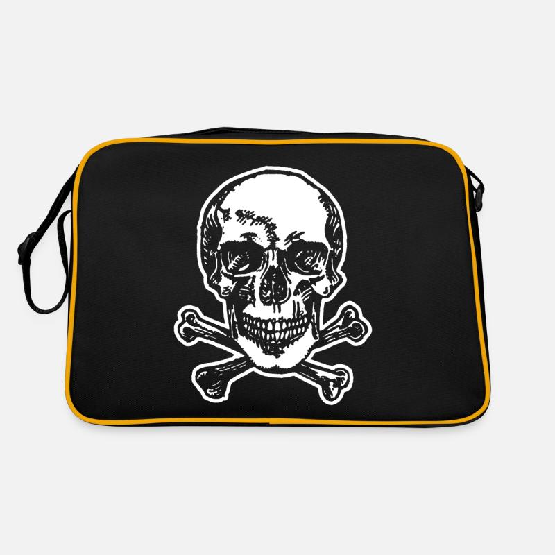Skull and Bone Pirate Retro Bag