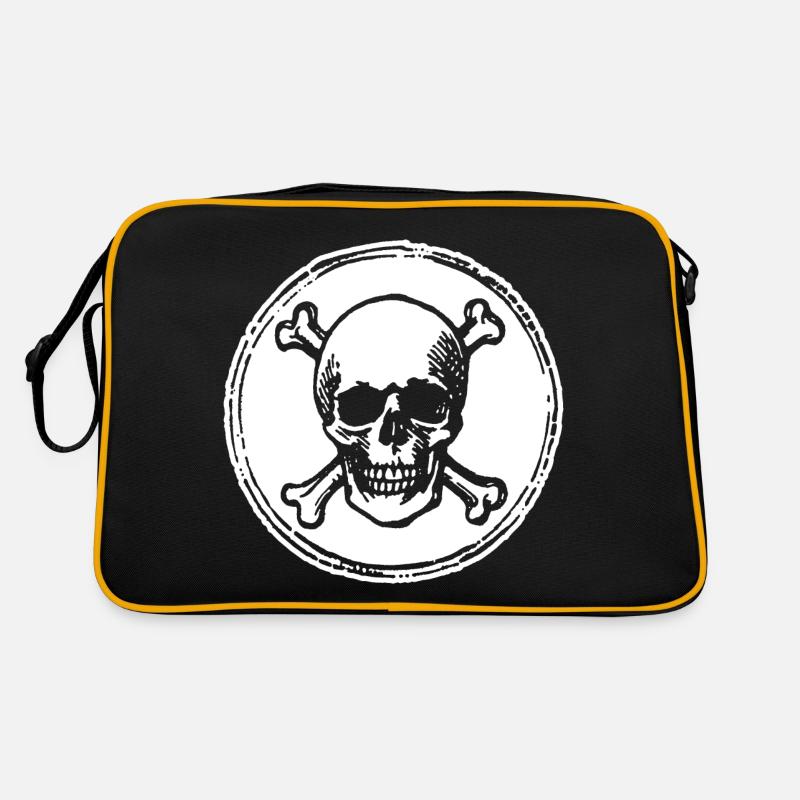Skull and Bone Pirate Retro Bag