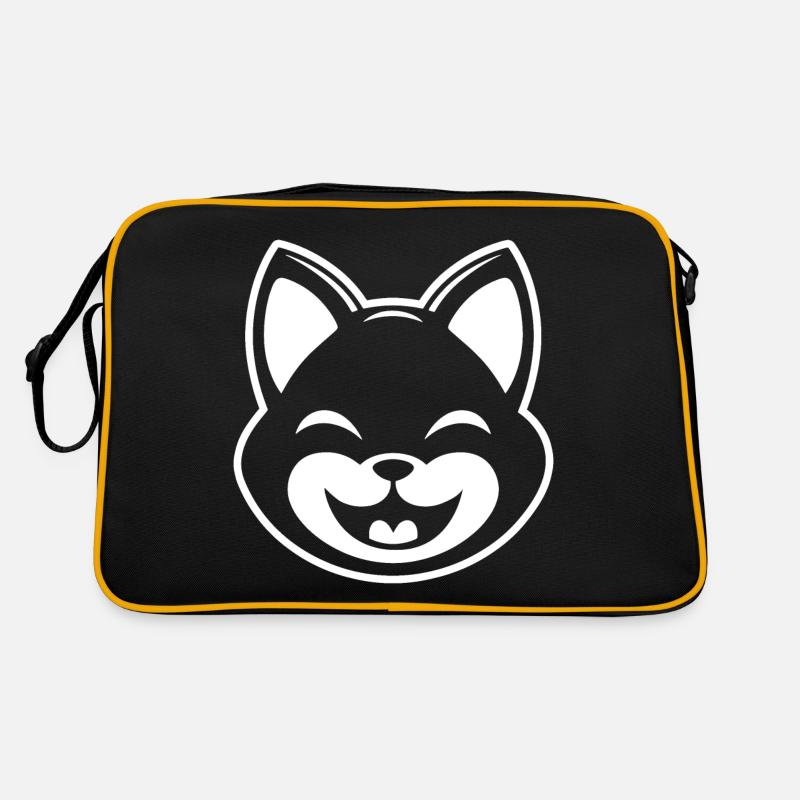 Chat Chats Chat Dame Chat Amoureux Chat Visage Sac Retro
