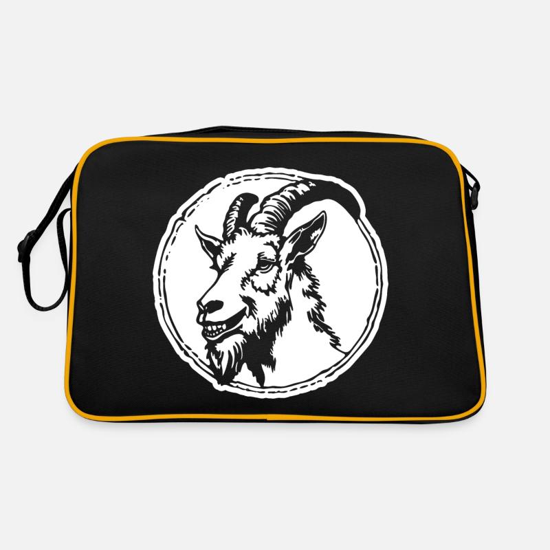 Chèvre Capricorne Chèvre Sac Retro