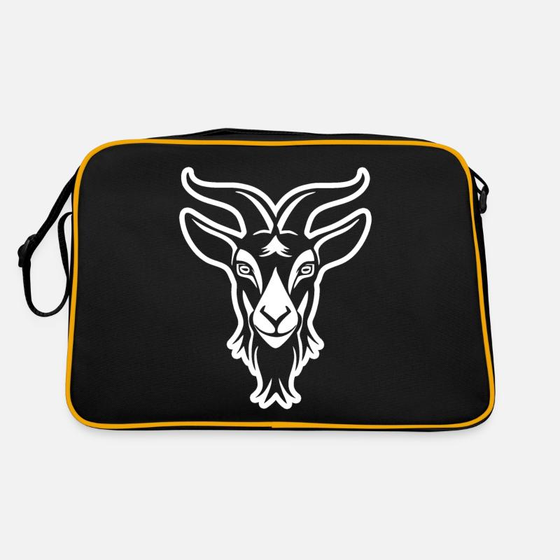 Chèvre Capricorne Chèvre Sac Retro