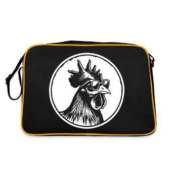 Chicken Chicken Coop - Retro Bag - black/gold - Back