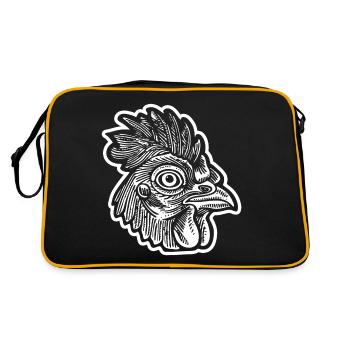 Chicken Chicken Coop - Retro Bag - black/gold - Back