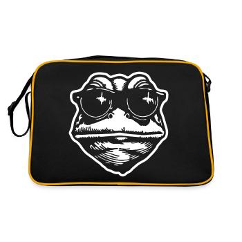 Frog Toad - Retro Bag - black/gold - Back