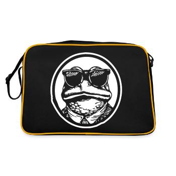 Frog Toad - Retro Bag - black/gold - Back