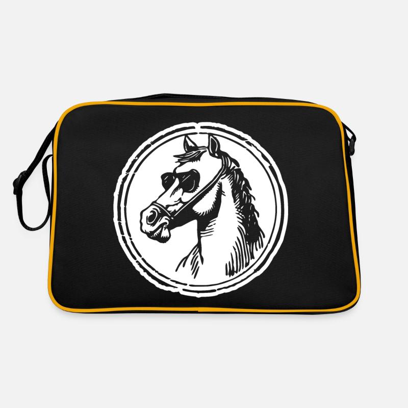 Cheval Chevaux Tête de cheval Sac Retro