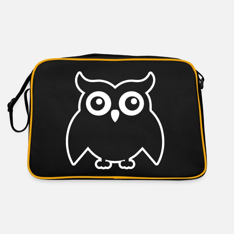 Eule Retro Tasche
