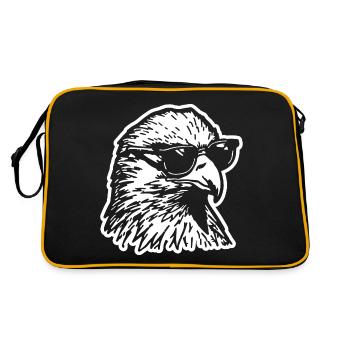 Aigle Tête d’aigle - Sac Retro - noir/or - Dos