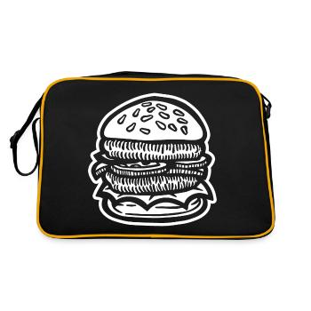 Burgers de Hambourg - Sac Retro - noir/or - Dos