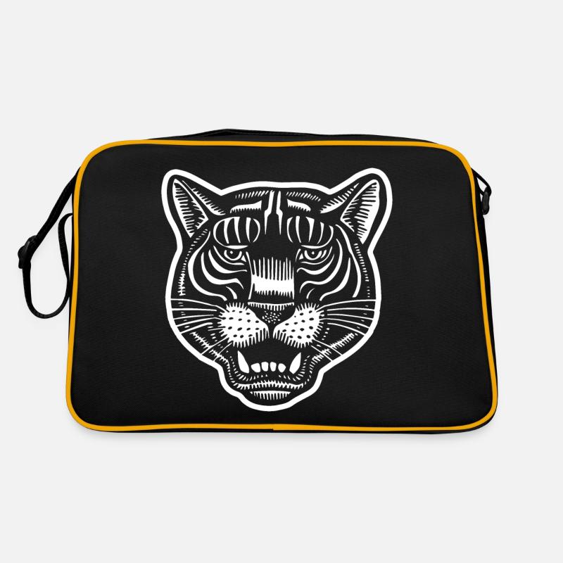 Panther - Retro Bag - black/gold