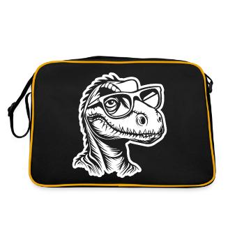 Dinosaure Dino - Sac Retro - noir/or - Dos