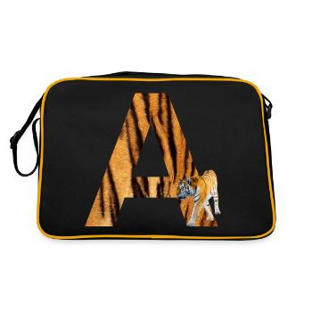Tigre A - Sac Retro - noir/or - Dos