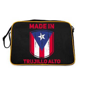 Trujillo Alto Puerto Rico - Retro Bag - black/gold - Back
