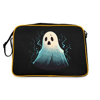 Unhappy Ghost - Retro Bag - black/gold - Back