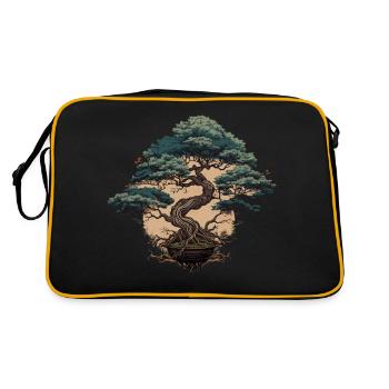Énigme du bonsaï - Sac Retro - noir/or - Dos