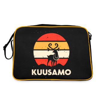 Kuusamo Finland Into The Wild #5 - Retro Bag - black/gold - Back