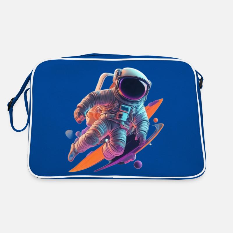 Astronaut Retro Tasche