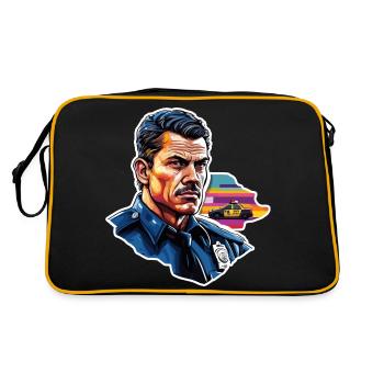 Police / Operations / Profession / Job / Emergency Forces - Retro Bag - black/gold - Back