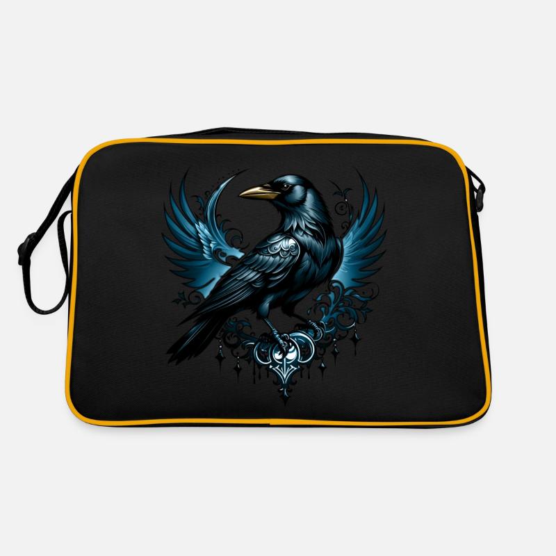 Majestic Black Crow Retro Bag