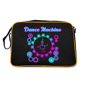 Dance Machine - Retro Bag - black/gold - Back