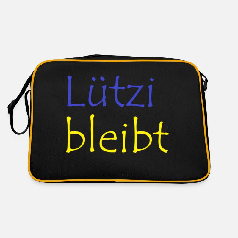 Lützerath Protestanten Spruch Lützi bleibt Retro Tasche