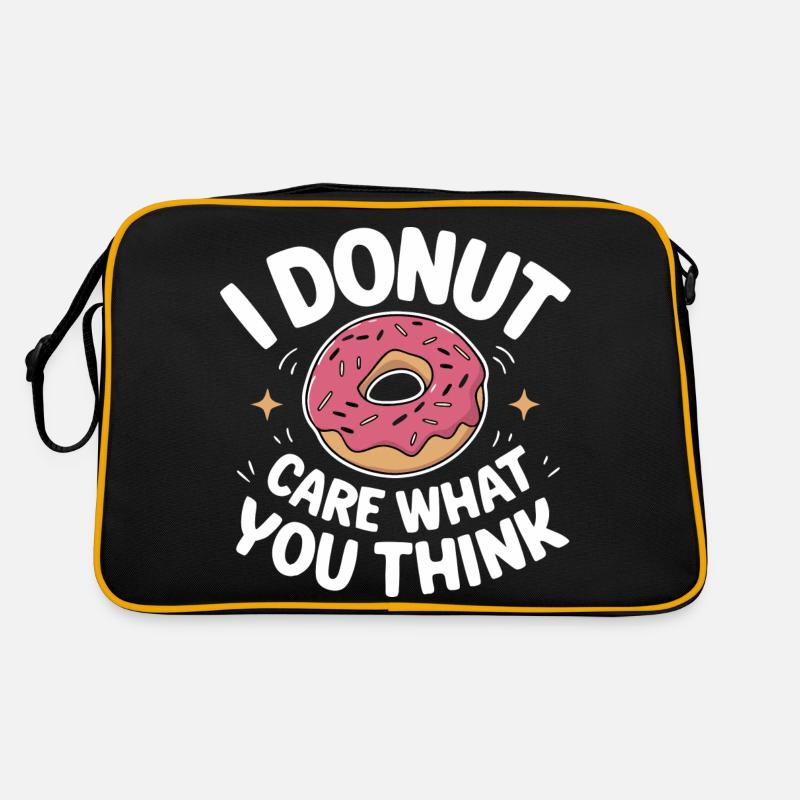 Donut Donuts Candy Bagel Retro Bag